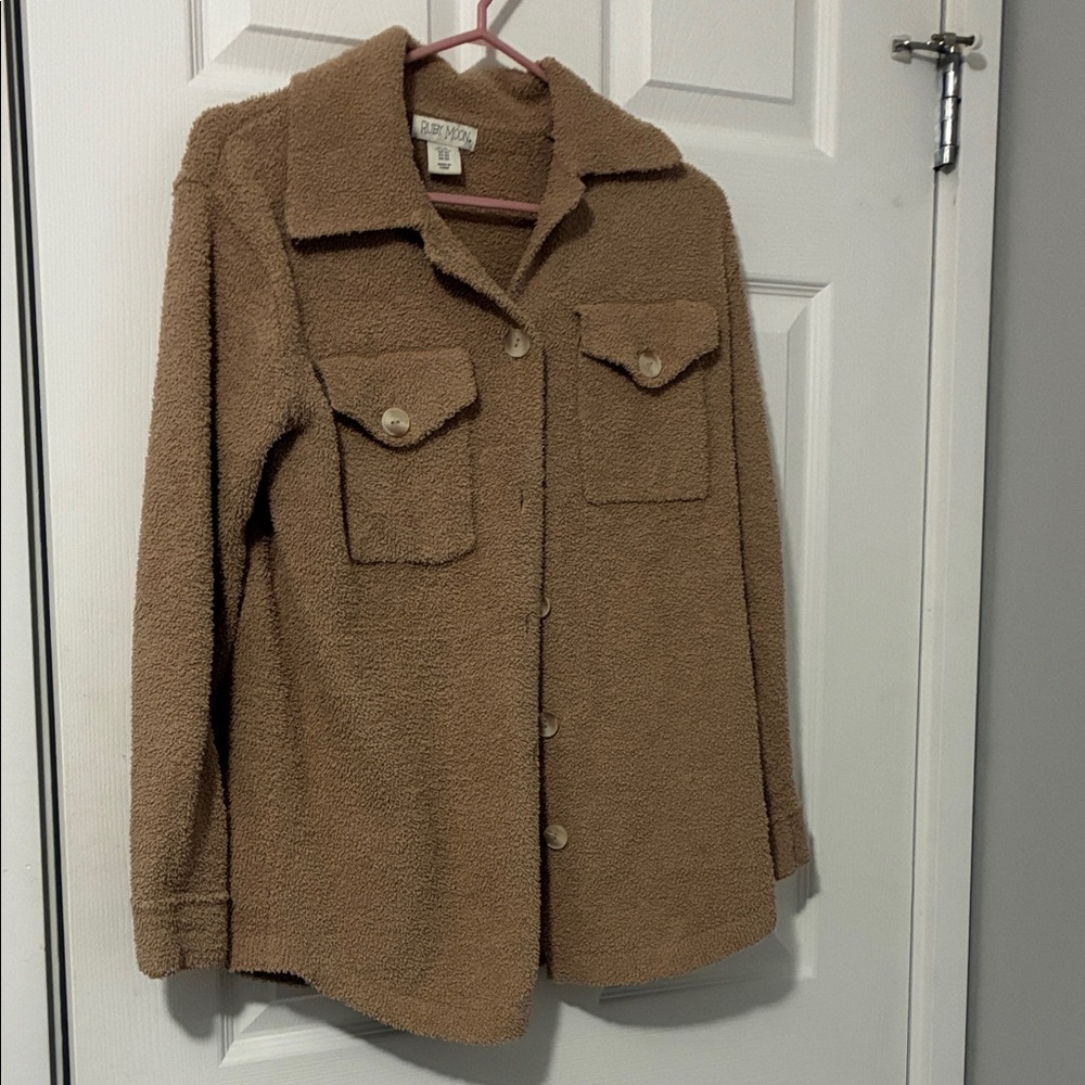 Ruby Moon Shacket with pockets